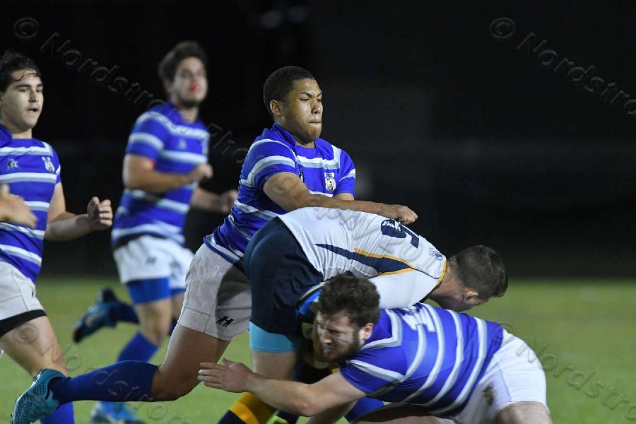 Wheaton Men\'s Rugby vs Mass Maritime.  Photo by Keith Nordstrom